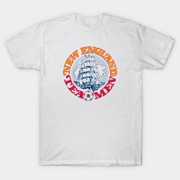 1978 New England Tea Men Vintage Soccer T-Shirt by ryanjaycruz